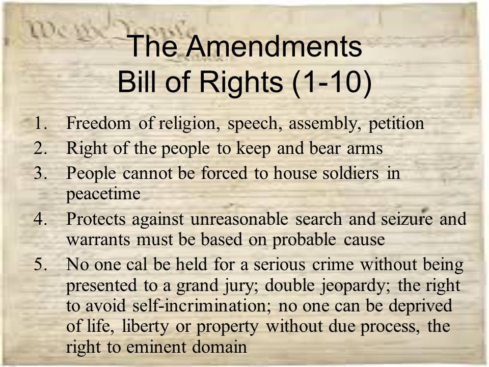 The Bill of Rights and the 14th Amendment - Essay Example